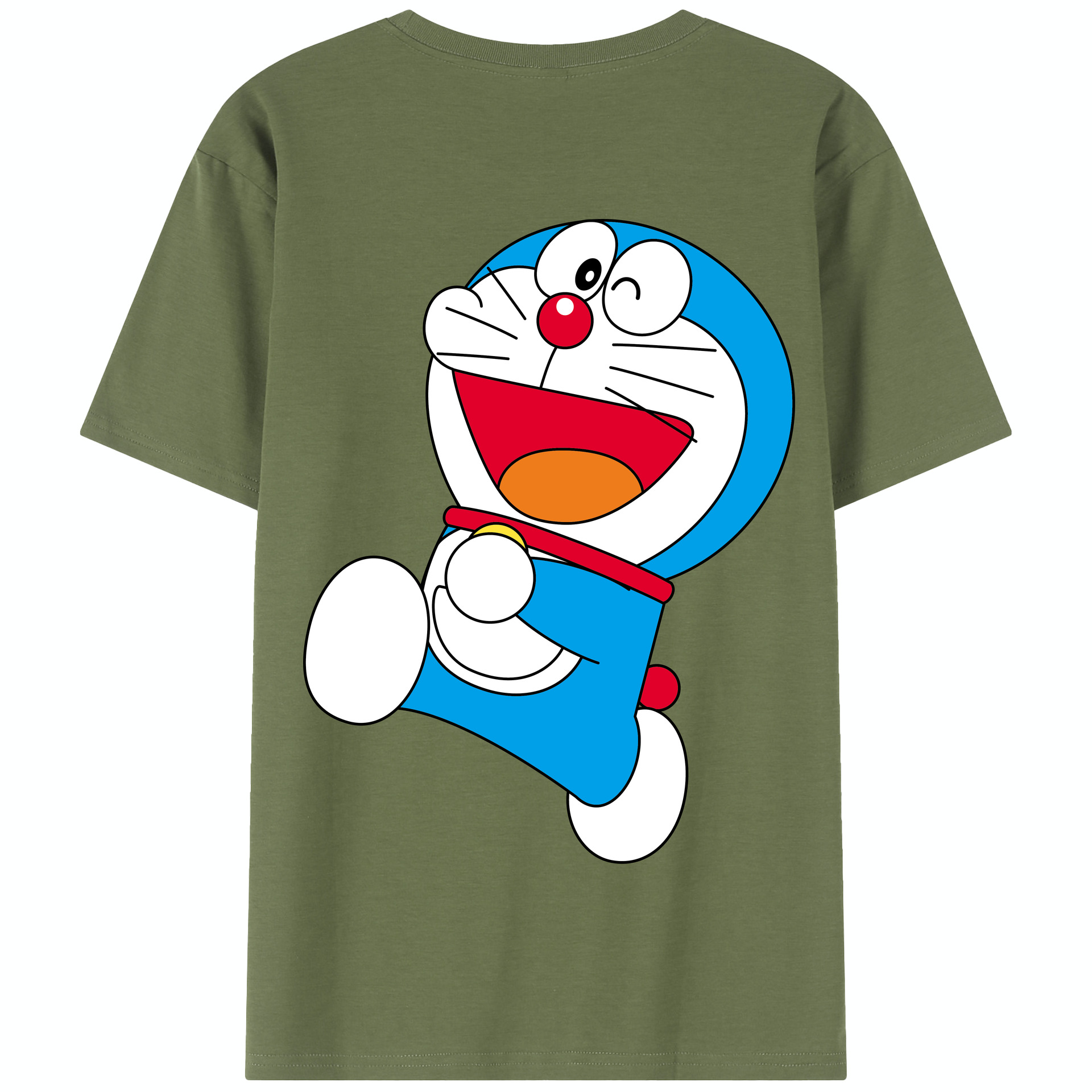 （画像用） ドラえもん Doraemon 綿100％半袖Tシャツ（背面プリント）